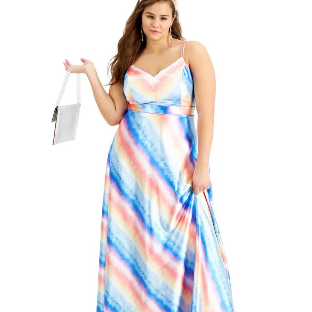 🌈 LADIES OMBRÉ MAI EVENING GOWN 🌈